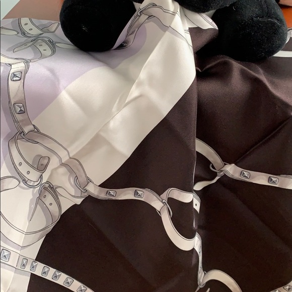 NWT Authentic Gucci Color Block Twill Silk Scarf - Picture 4 of 8